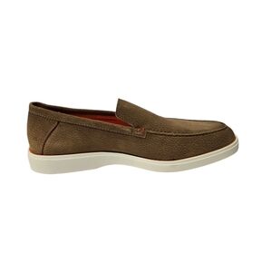 Santoni Men's Brown Suede Loafers 8